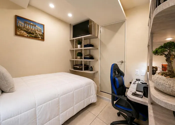Individual Con Bano Privado A 3 Min Del Estadio Azteca-banorte Y Muy Cerca De Zona De Hospitales Apartment *